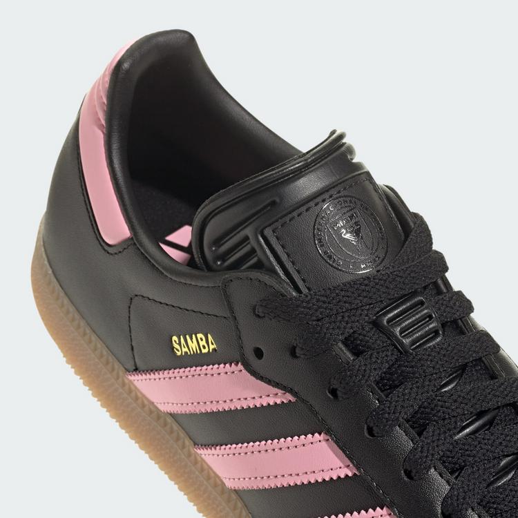 adidas adidas Samba Inter Miami CF IN Fu&szlig;ballschuh Fu&szlig;ballschuhe - Core Black / Light Pink / Gum - 6 | SportScheck