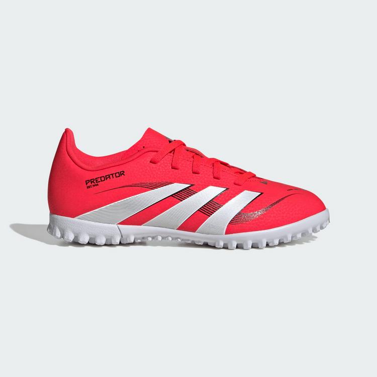 adidas adidas Predator Club Kids TF Fu&szlig;ballschuh Fu&szlig;ballschuhe Kinder - Lucid Red / Cloud White / Core Black - 5 | SportScheck