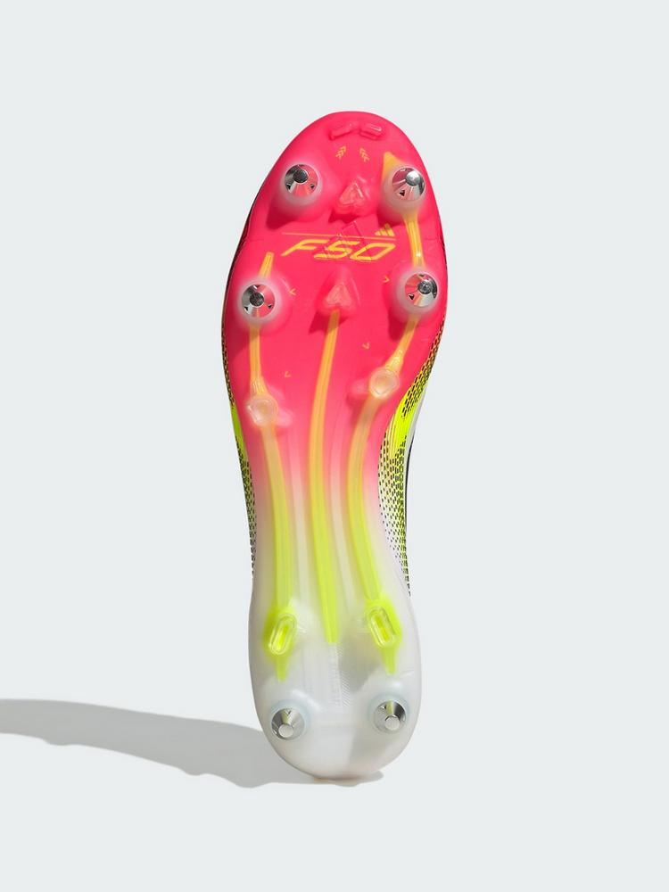 adidas adidas F50 Elite SG Fu&szlig;ballschuh Fu&szlig;ballschuhe - Cloud White / Core Black / Solar Yellow - 1 | SportScheck