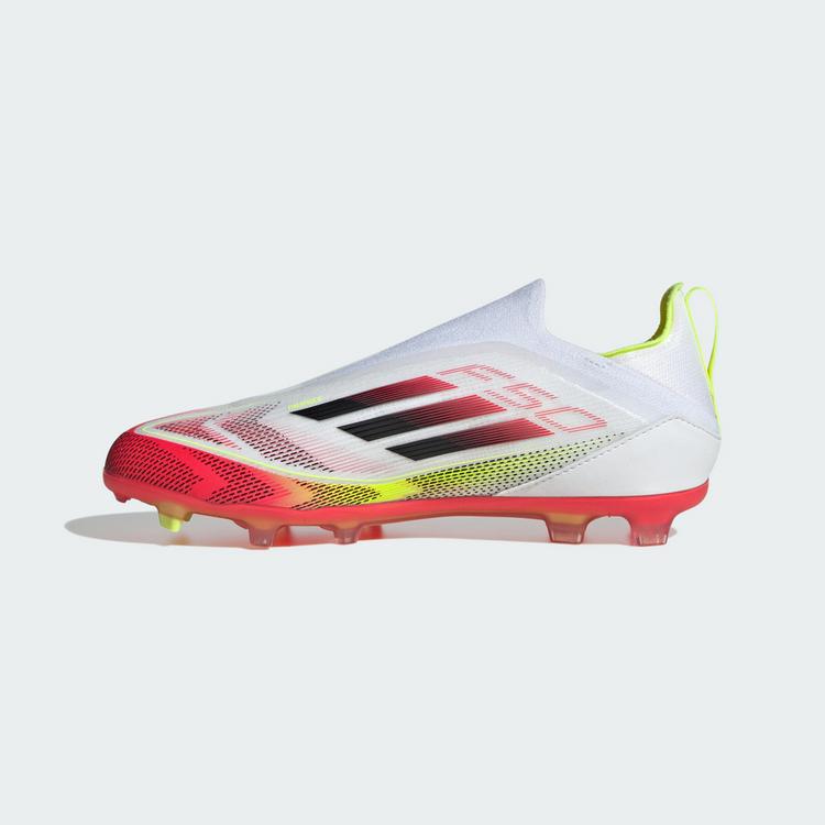 adidas adidas F50 Elite Laceless Kids FG Fu&szlig;ballschuh Fu&szlig;ballschuhe Kinder - Cloud White / Core Black / Solar Yellow - 4 | SportScheck