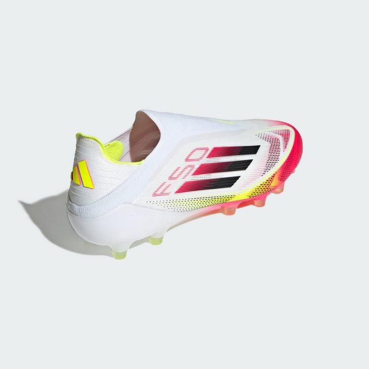 adidas adidas F50 Elite Laceless AG Fu&szlig;ballschuh Fu&szlig;ballschuhe - Cloud White / Core Black / Solar Yellow - 3 | SportScheck