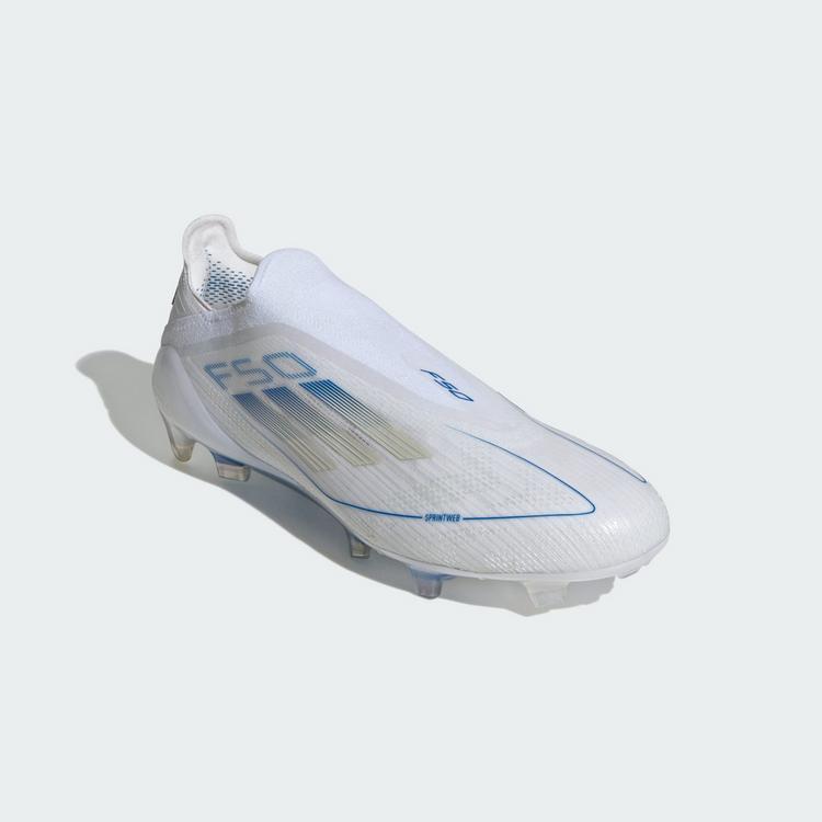 adidas adidas F50 Elite Laceless FG Fu&szlig;ballschuh Fu&szlig;ballschuhe Herren - Cloud White / Pearl Met. / Cloud White - 2 | SportScheck