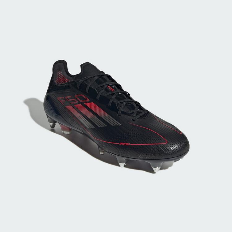adidas adidas F50 Elite SG Fu&szlig;ballschuh Fu&szlig;ballschuhe - Core Black / Iron Metallic / Lucid Red - 2 | SportScheck