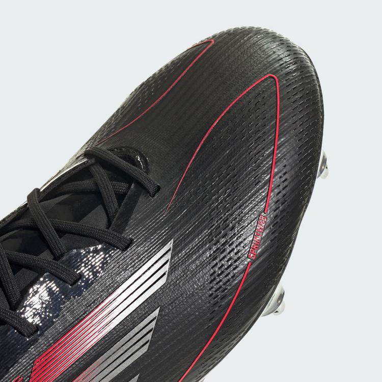 adidas adidas F50 Elite SG Fu&szlig;ballschuh Fu&szlig;ballschuhe - Core Black / Iron Metallic / Lucid Red - 5 | SportScheck