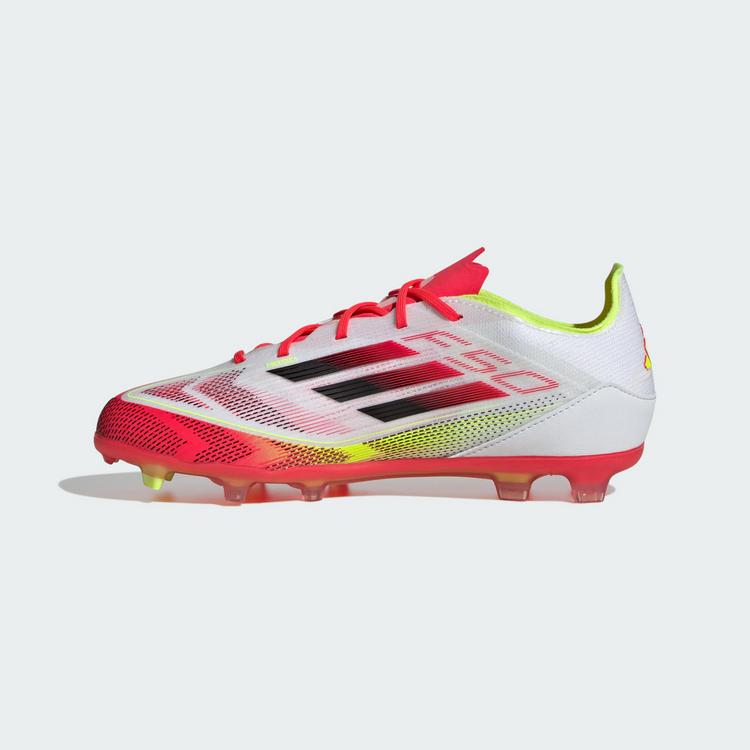 adidas adidas F50 Elite Kids FG Fu&szlig;ballschuh Fu&szlig;ballschuhe Kinder - Cloud White / Core Black / Solar Yellow - 4 | SportScheck