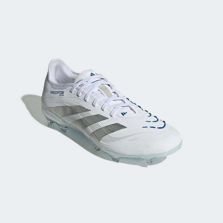 adidas adidas Predator Pro FG Fu&szlig;ballschuh Fu&szlig;ballschuhe - Cloud White / Silver Metallic / Bright Royal - 2 | SportScheck