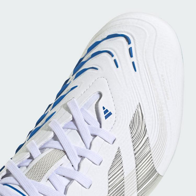 adidas adidas Predator Pro FG Fu&szlig;ballschuh Fu&szlig;ballschuhe - Cloud White / Silver Metallic / Bright Royal - 5 | SportScheck