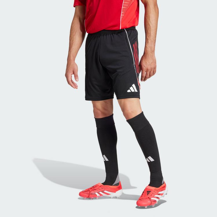 adidas adidas Tiro 25 Competition Trainingsshorts Fu&szlig;ballshorts Herren - Black / Team Power Red 2 - 0 | SportScheck