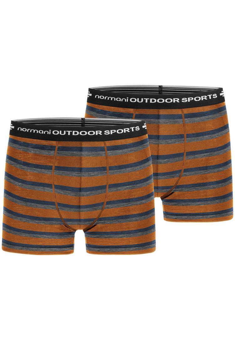 normani Outdoor Sports normani Outdoor Sports Unterhose Herren - Orange/Blau/Grau - 0 | SportScheck