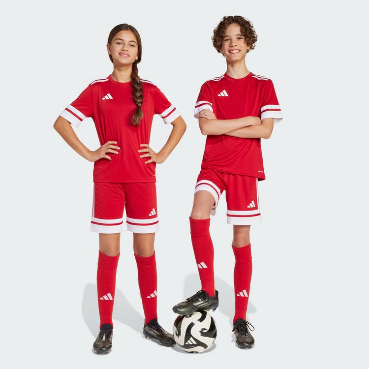adidas adidas Squadra 25 Kids Shorts Fu&szlig;ballshorts Kinder - Team Power Red 2 / White - 1 | SportScheck