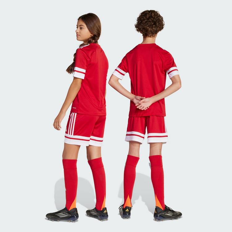 adidas adidas Squadra 25 Kids Shorts Fu&szlig;ballshorts Kinder - Team Power Red 2 / White - 3 | SportScheck