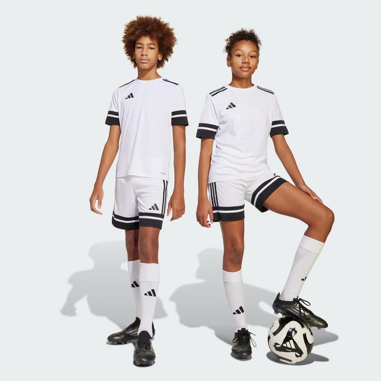 adidas adidas Squadra 25 Kids Shorts Fu&szlig;ballshorts Kinder - White / Black - 0 | SportScheck