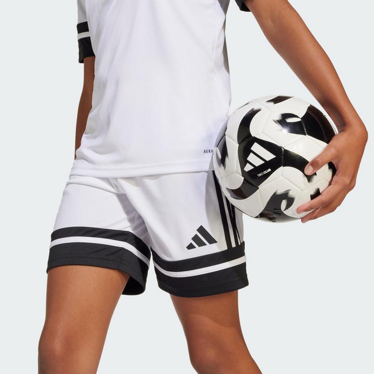adidas adidas Squadra 25 Kids Shorts Fu&szlig;ballshorts Kinder - White / Black - 0 | SportScheck
