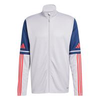 adidas Squadra 25 Trainingsjacke Trainingsjacke Herren - Glory Grey / Team Navy Blue 2 / Pure Ruby