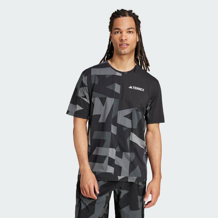adidas adidas Terrex Multi Climacool Printed T-Shirt Funktionsshirt Herren - Black / Carbon - 0 | SportScheck