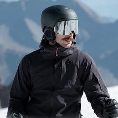 Rückansicht von Bollé X-Fusion Pure Skihelm forest black matte