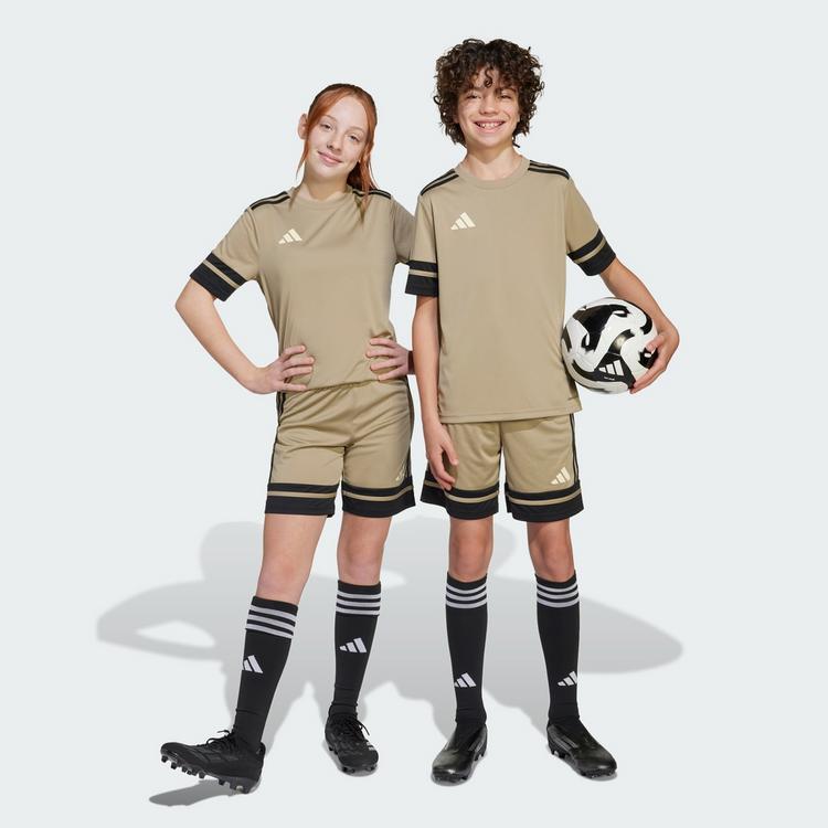 adidas adidas Squadra 25 Kids Shorts Fu&szlig;ballshorts Kinder - Blanch Cargo / Black / Warm Vanilla - 0 | SportScheck