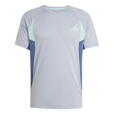 adidas Tech Apparel Colorblock T-Shirt Funktionsshirt Herren Halo Silver