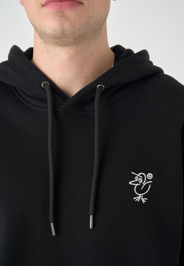 Cleptomanicx Cleptomanicx Sketch Gull Hoodie Herren - Black - 2 | SportScheck