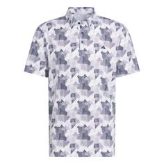 adidas Go-To Printed Poloshirt Funktionsshirt Herren White / Collegiate Navy