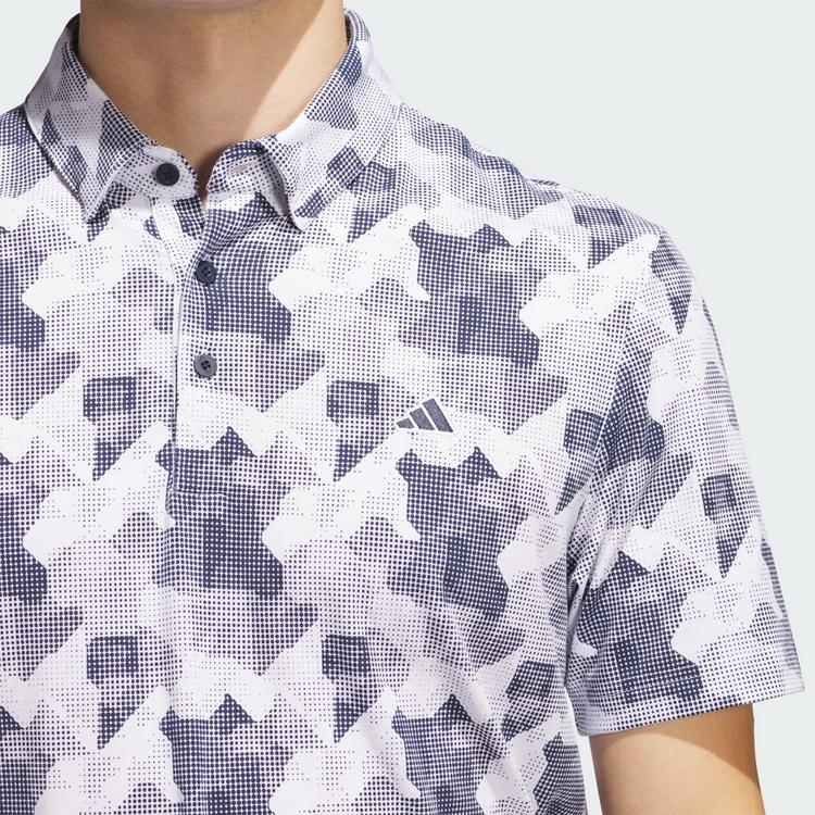 adidas adidas Go-To Printed Poloshirt Funktionsshirt Herren - White / Collegiate Navy - 0 | SportScheck