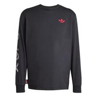 adidas Ajax Amsterdam Longsleeve mit... T-Shirt Herren - Black