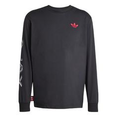 adidas Ajax Graphic Longsleeve Fanshirt Herren Black