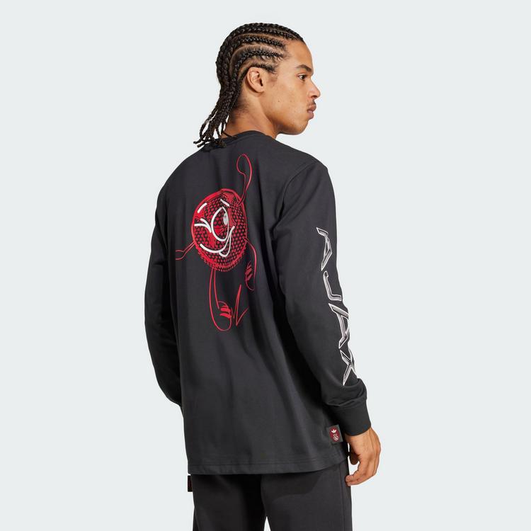 adidas adidas Ajax Amsterdam Longsleeve mit... T-Shirt Herren - Black - 1 | SportScheck