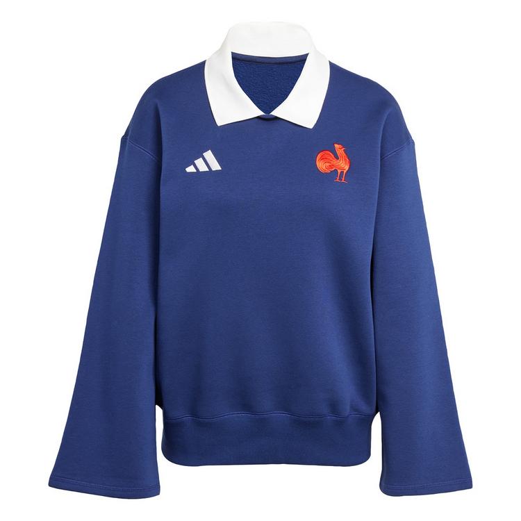 adidas adidas Frankreich Heritage Sweatshirt Funktionssweatshirt Damen - Dark Blue / White - 0 | SportScheck