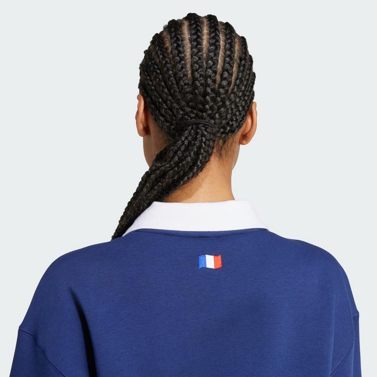 adidas adidas Frankreich Heritage Sweatshirt Funktionssweatshirt Damen - Dark Blue / White - 1 | SportScheck
