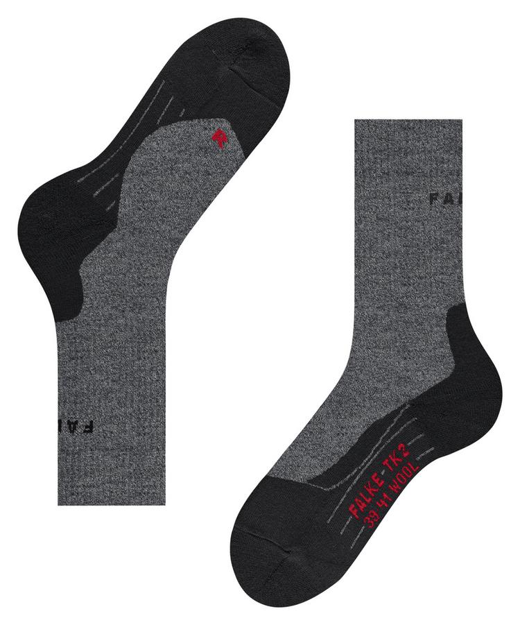 Falke Falke TK2 Explore Wool Socken Damen - black (3020) - 3 | SportScheck