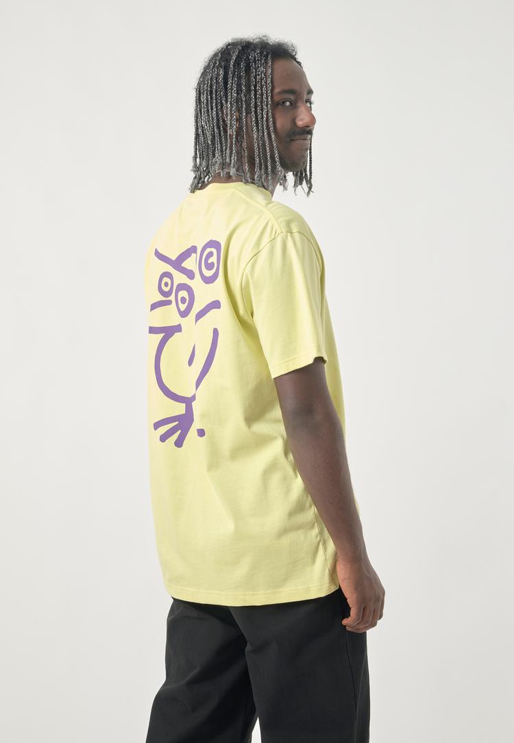 Cleptomanicx Cleptomanicx Sketch Gull Printshirt Herren - Mellow Green - 2 | SportScheck