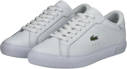 Rückansicht von Lacoste Sneaker Sneaker Damen Weiß/Weiß