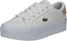 Lacoste Sneaker Sneaker Damen Weiß/Pink