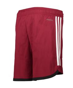 Rückansicht von adidas Custom Short Kids Fußballshorts Kinder rot