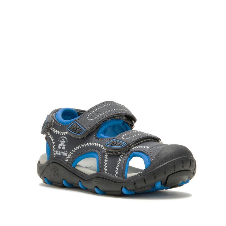 Kamik Kamik SEATURTLE2 Outdoorsandalen Kinder - Grau/Hellblau - 0 | SportScheck