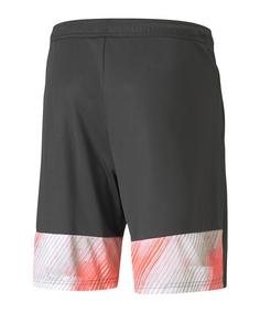 Rückansicht von PUMA individualCUP Short Fußballshorts Herren graurot