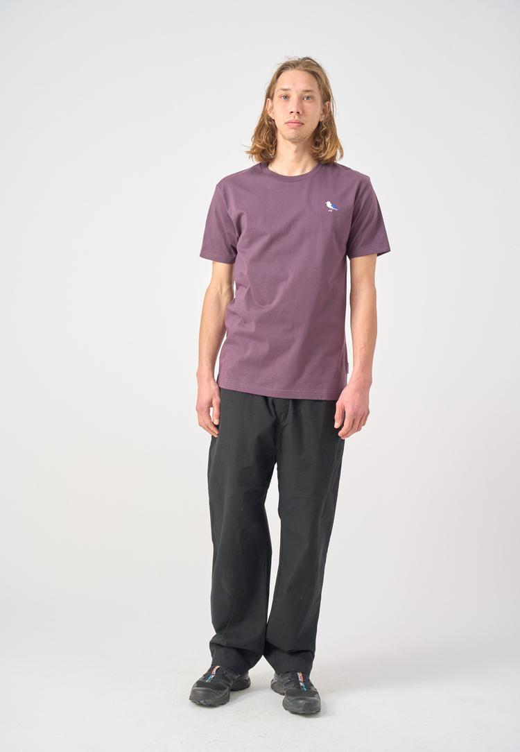 Cleptomanicx Cleptomanicx Embro Gull T-Shirt Herren - Plum Perfect - 0 | SportScheck