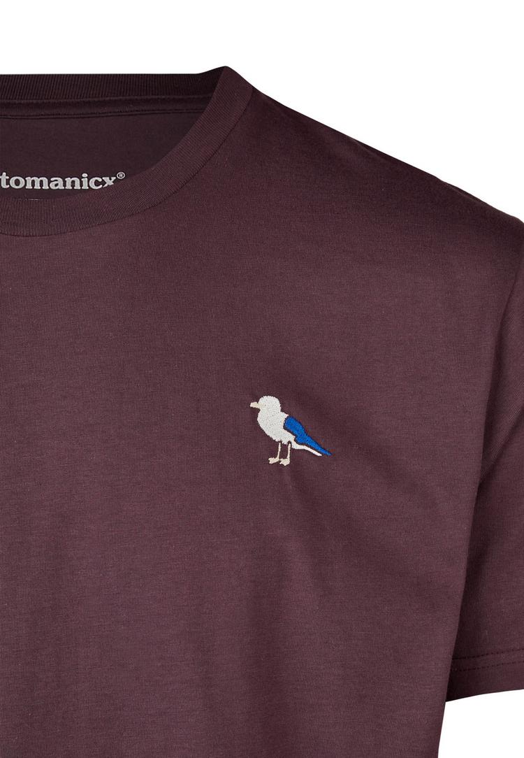 Cleptomanicx Cleptomanicx Embro Gull T-Shirt Herren - Plum Perfect - 1 | SportScheck