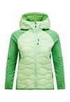 Peak Performance W Helium Down Hybrid Hood Funktionsjacke Damen - pastellgruen