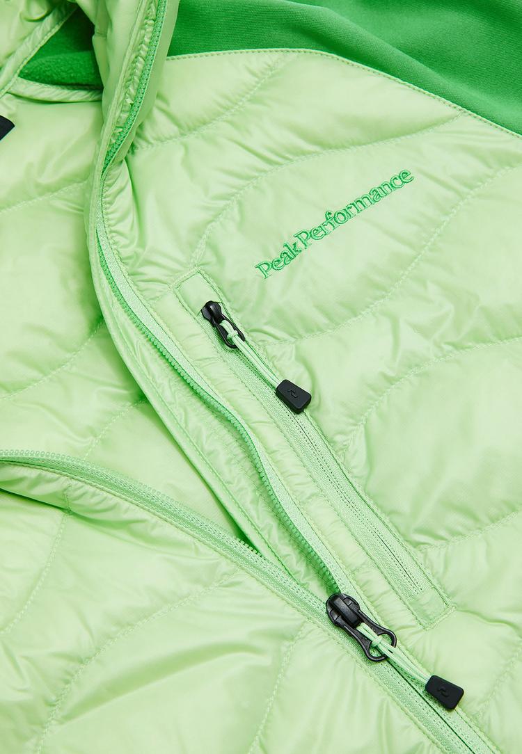 Peak Performance Peak Performance W Helium Down Hybrid Hood Funktionsjacke Damen - pastellgruen - 0 | SportScheck