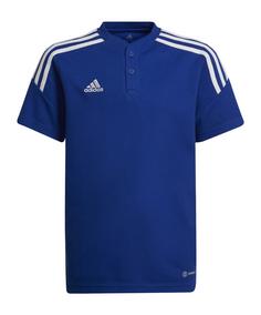 adidas Condivo 22 Poloshirt Kids Poloshirt Kinder blauweiss