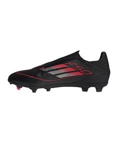 Rückansicht von adidas F50 League LL FG Fußballschuhe schwarzgrau