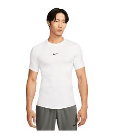 Nike Pro Training T-Shirt Funktionsshirt Herren weiss
