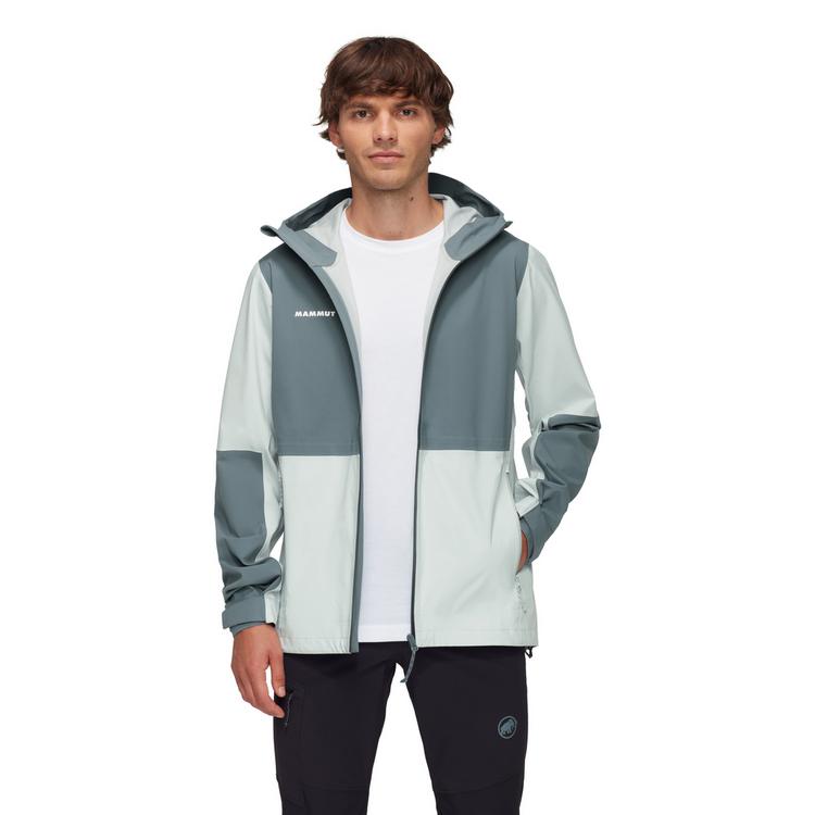 Mammut Mammut Linard Guide Hooded Hardshelljacke Herren - silver sage-strata - 0 | SportScheck