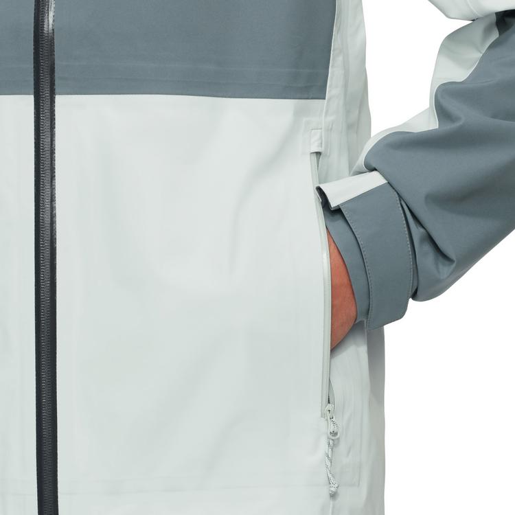 Mammut Mammut Linard Guide Hooded Hardshelljacke Herren - silver sage-strata - 1 | SportScheck