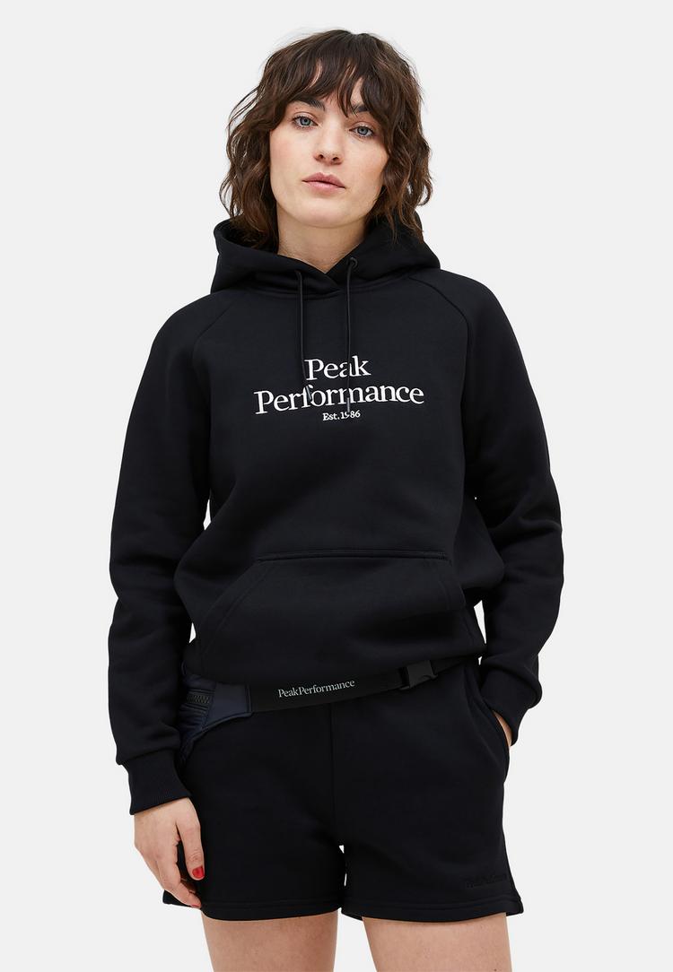 Peak Performance Peak Performance W Original Hood Sweatshirt Damen - black - 0 | SportScheck