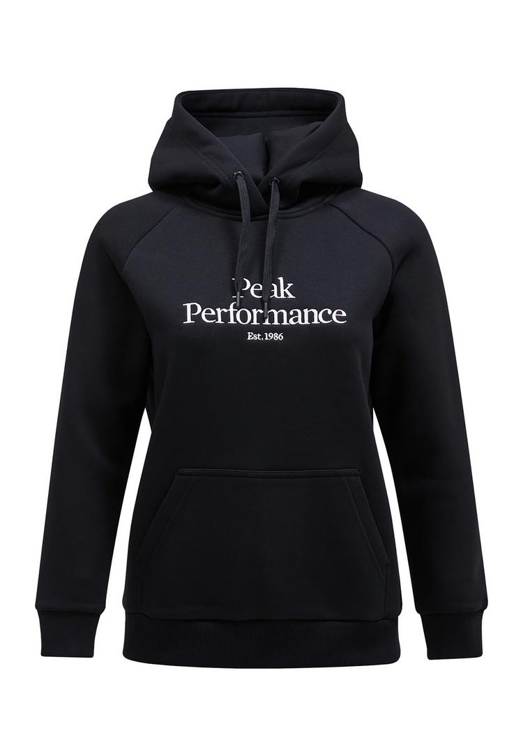 Peak Performance Peak Performance W Original Hood Sweatshirt Damen - black - 0 | SportScheck