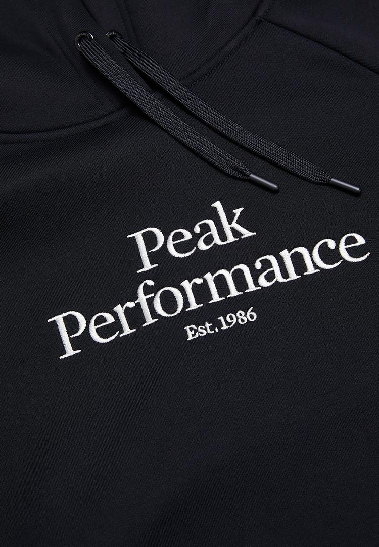 Peak Performance Peak Performance W Original Hood Sweatshirt Damen - black - 2 | SportScheck
