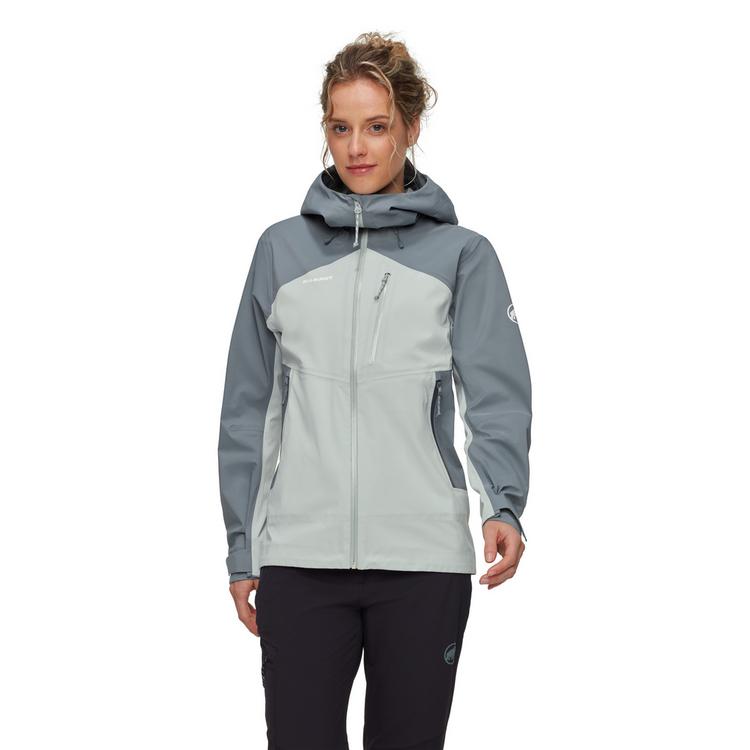 Mammut Mammut Alto GuideHooded Hardshelljacke Damen - silver sage-strata - 0 | SportScheck